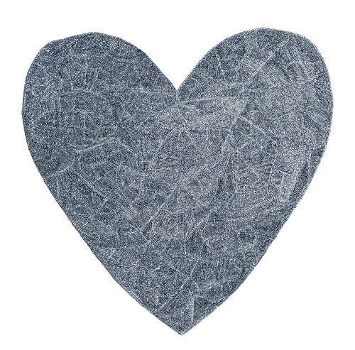 The Artvertising Agency getekend hart dat bestaat uit 50.000 cirkels